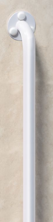 Grab Bar Wall 12 White 3 -Cs