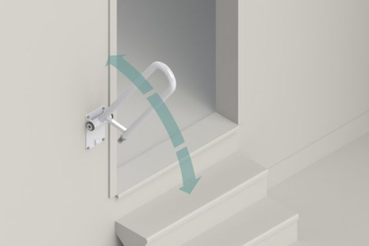 P.T. Rail: Angled - White