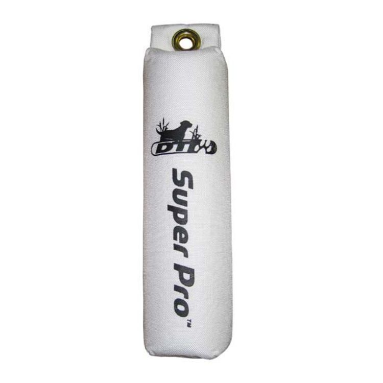 D.T. Systems Sporting Dog Nylon Dummy Small White 8.5" x 2" x 2" 