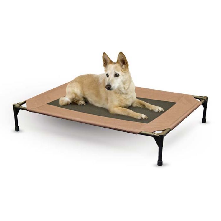 K&H Pet Products Pet Cot Large Chocolate 30" x 42" x 7"