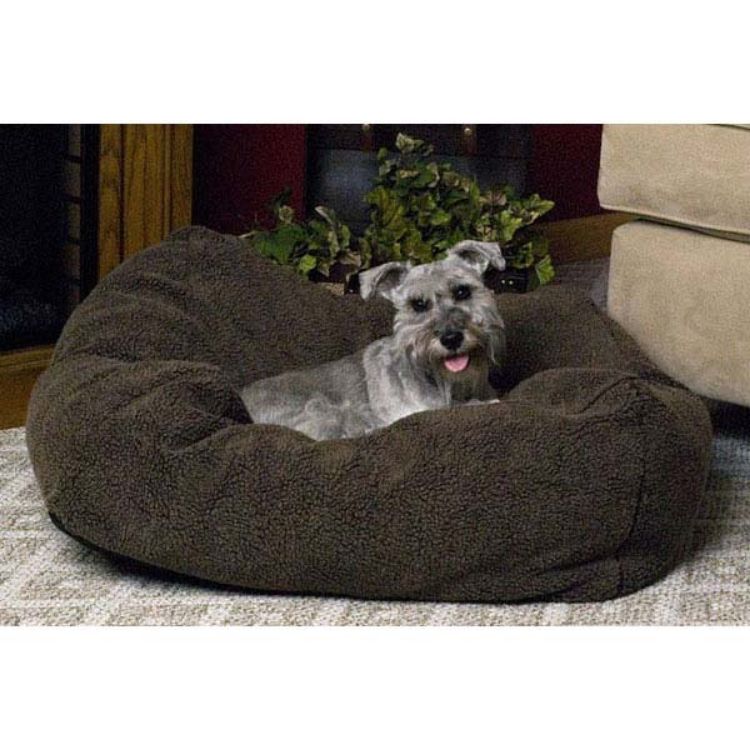 K&H Pet Products Cuddle Cube Pet Bed Small Mocha 24" x 24" x 12"
