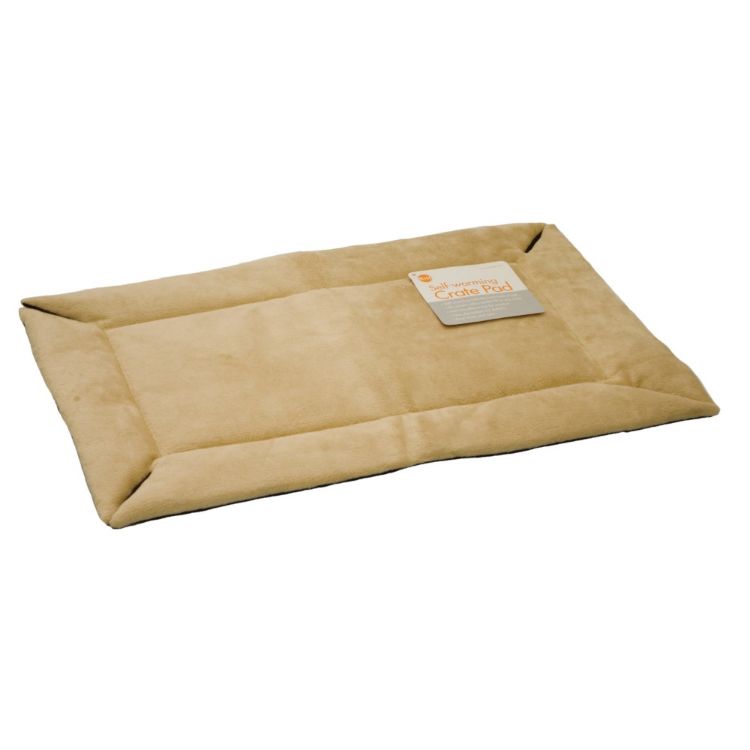 K&H Pet Products Self-Warming Crate Pad Extra Small Tan 14" x 22" x 0.5"