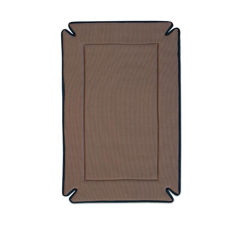 K&H Pet Products Odor-Control Dog Crate Pad Mocha 14" x 22" x 0.5" 