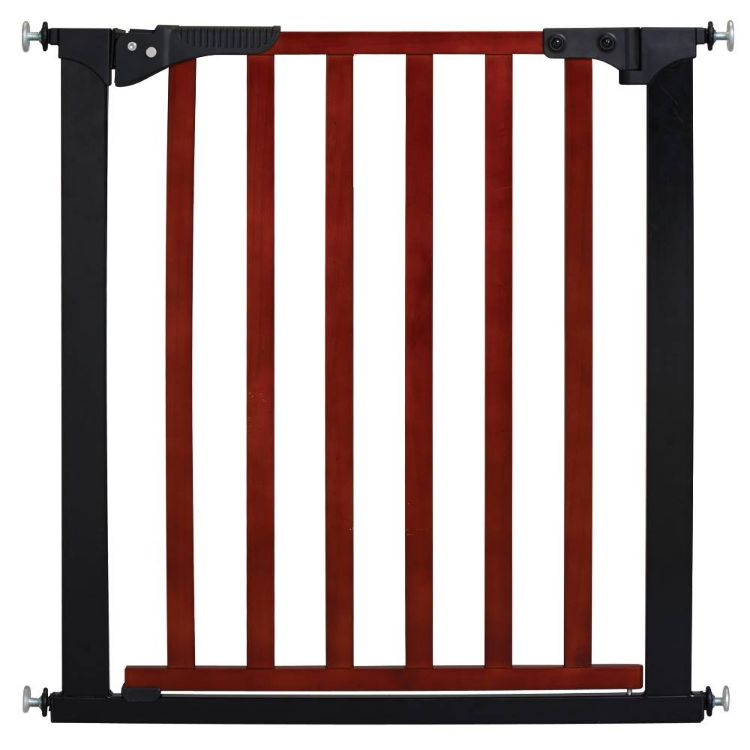 Kidco Designer Pressure Mounted Gateway Pet Gate Cherry / Black 29" - 27" x 29.5" 
