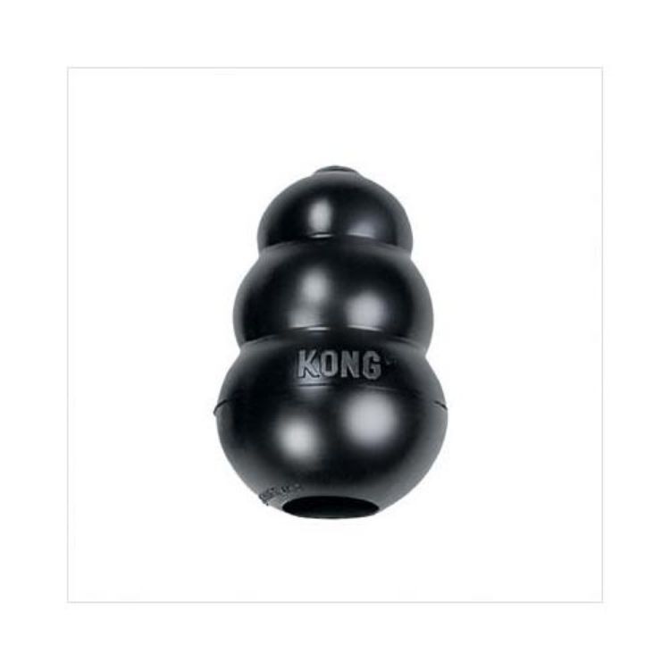 Kong Extreme Flyer Dog Toy Extra Extra Large Black 9.5" x 6" x 3.9" 