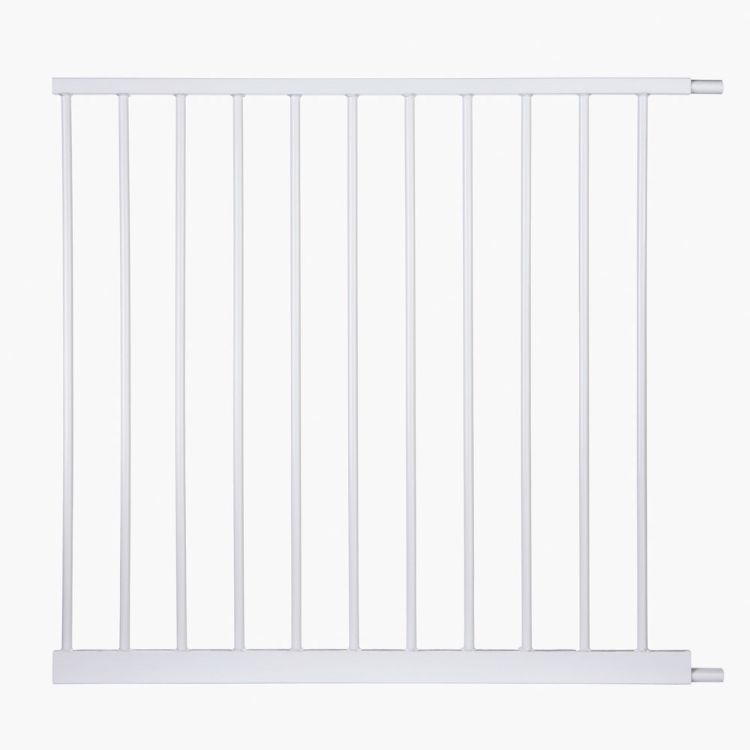 North States Auto-Close Gate 11 Bar Extension White 31.25" x 30"