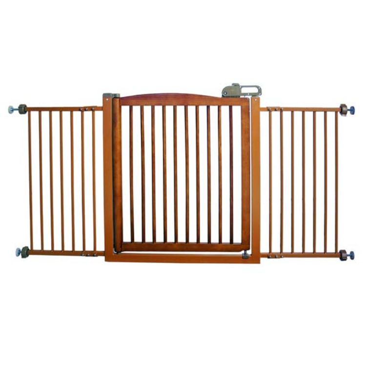 Richell One-Touch 150 Pressure Mounted Pet Gate Autumn Matte 35" - 61" x 2" x 34.6" 
