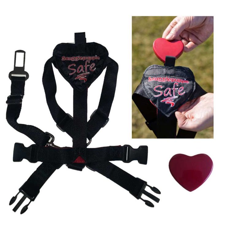 Smart Pet Love Safe and Sound Pet Harness Large Black 