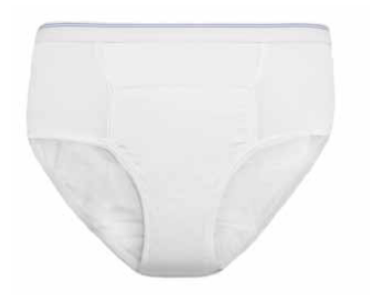 Reusable Incontinence Briefs/Panty: Men - Large