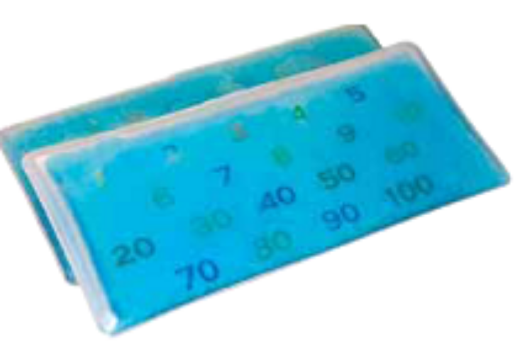 Hidden Letter and Number Glitter Shapes: Alphabet - Jumbled with Numbers (Red) 