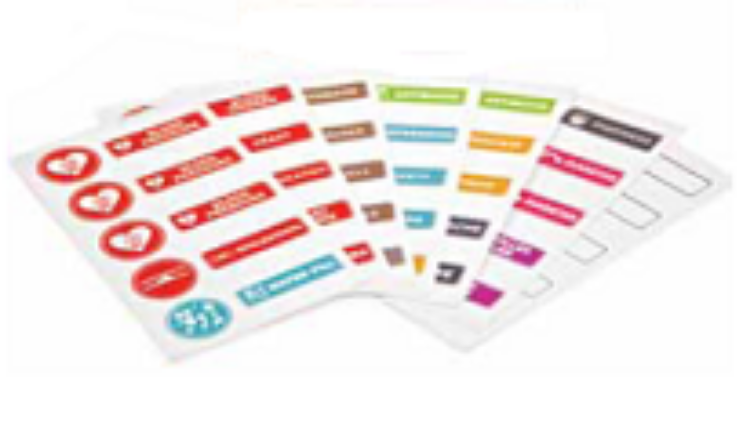 Medicine Label Stickers: Congestive Heart Failure - French