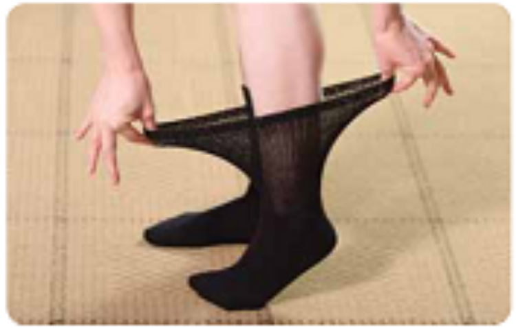 Diabetic Crew Sock: Men - Black ( Size 10-13 US)