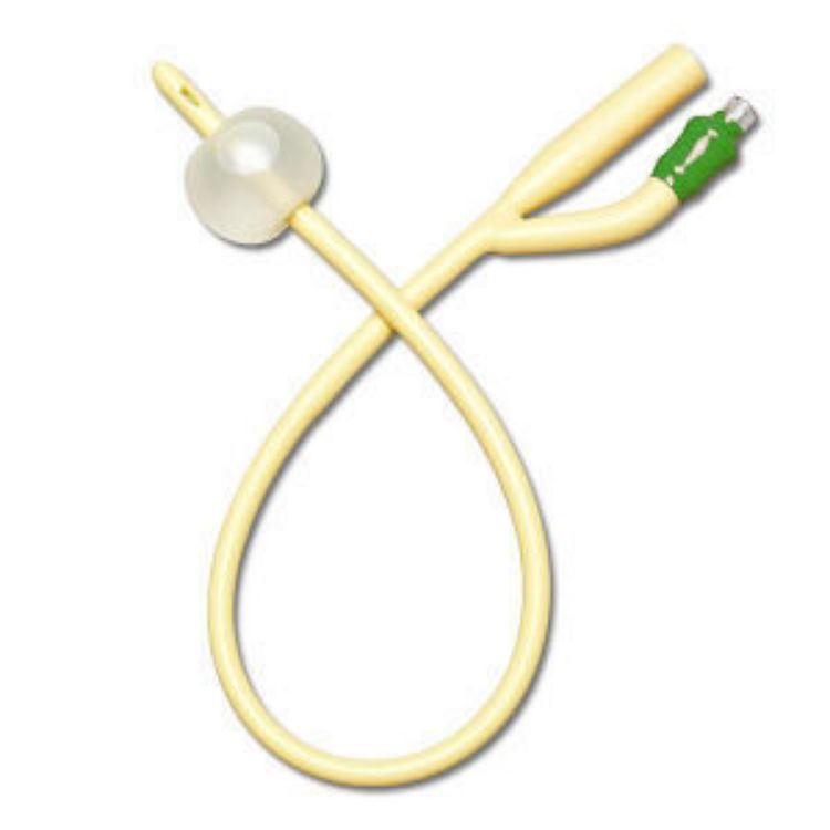 Medline Catheter Foley Silicone Coated 2W 10Cc 14Fr