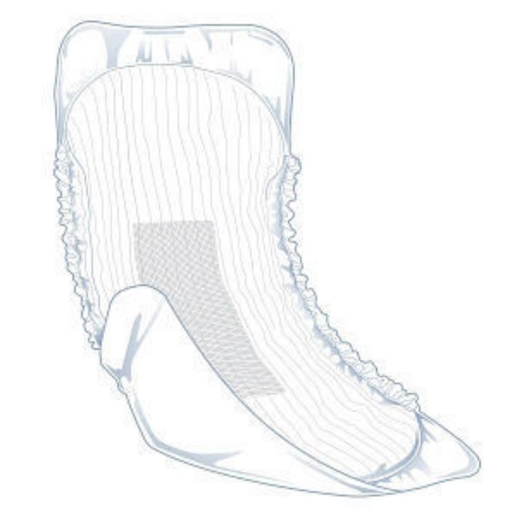 Medline Fitright Incontinence Liner Moderate 13" X 34"