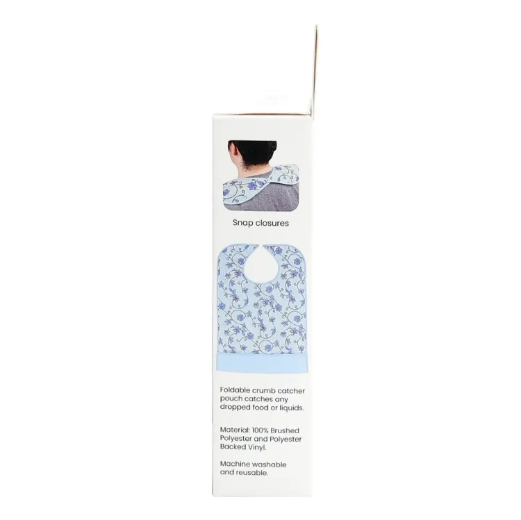Blue Floral Clothing Protector
