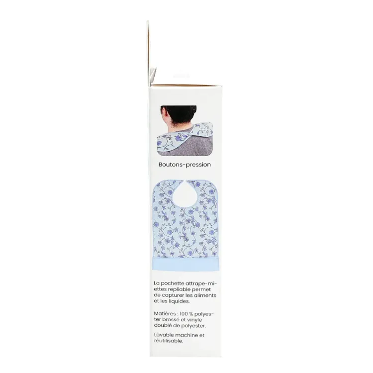 Blue Floral Clothing Protector