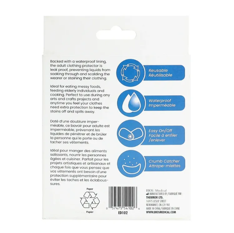 Blue Floral Clothing Protector