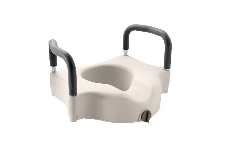 Medline 5" Raised Toilet Seat Locking With Arms