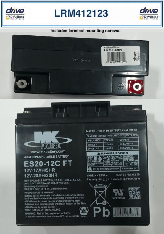 drive scout  mobility scooter replacement battery