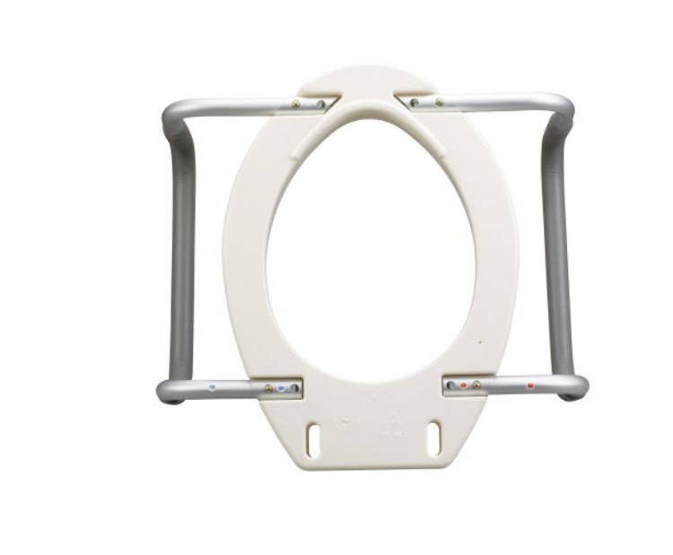 Premium Raised Toilet Seat with Removable Arms