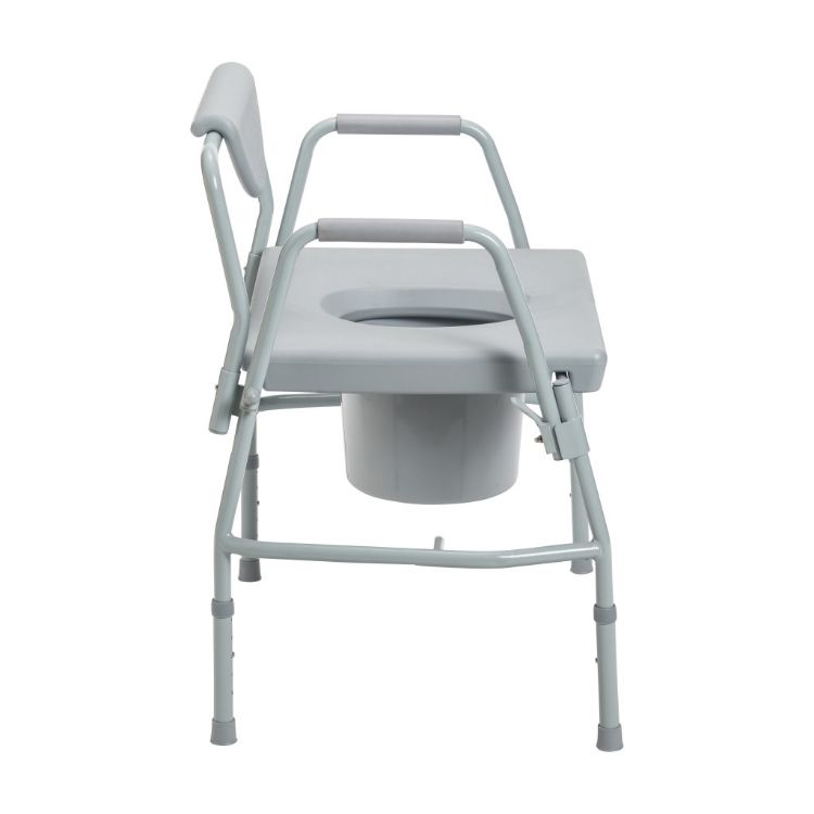 Bariatric Drop-Arm Commode