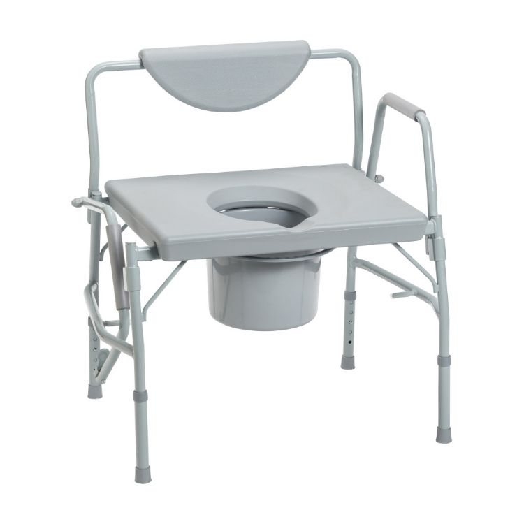 Bariatric Drop-Arm Commode