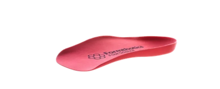 Comfort Single Hard Formthotic slim red orthotic insert for dress shoes