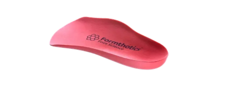 Comfort Single Hard Formthotic slim red orthotic insert for dress shoes