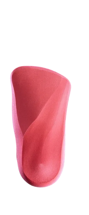 Comfort Single Hard Formthotic slim red orthotic insert for dress shoes
