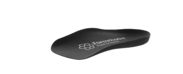 Comfort Single Medium Formthotic black medium-density orthotic insert for hard-to-fit shoes
