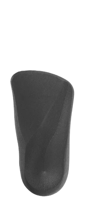 Comfort Single Medium Formthotic black medium-density orthotic insert for hard-to-fit shoes