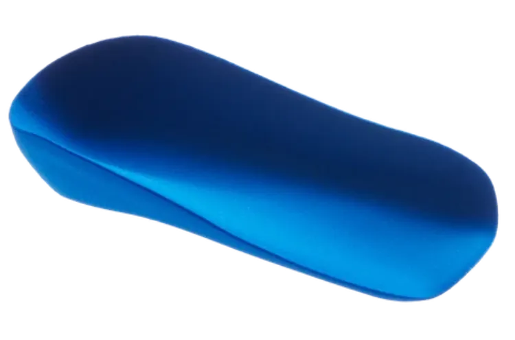 Junior Formthotics soft flexible orthotic for growing children with deep heel cup and medial flange
