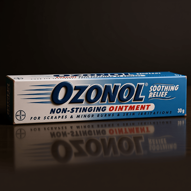 Ozonol Ointment, Original Formula | Non-Stinging | Soothing Relief | For Insect Bites, Scrapes, Minor Burns & Skin Irritations | 30g