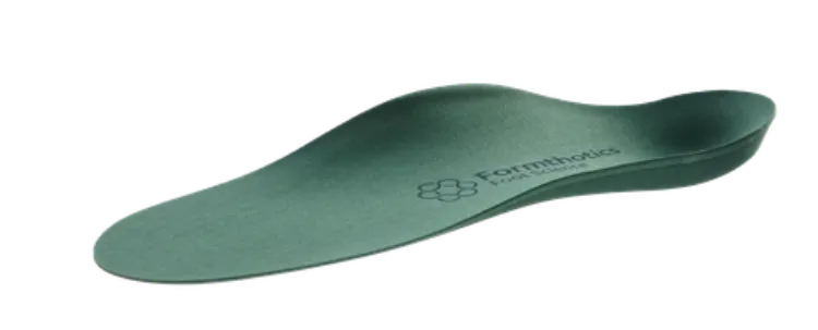 Wide-Fit Dual Medium Formthotic green wide-profile dual-density orthotic insert