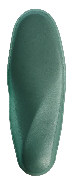 Wide-Fit Dual Medium Formthotic green wide-profile dual-density orthotic insert