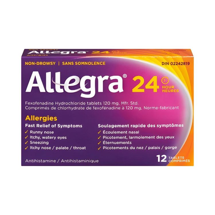 Allegra 24 Hour Allergy Relief tablets non-drowsy antihistamine