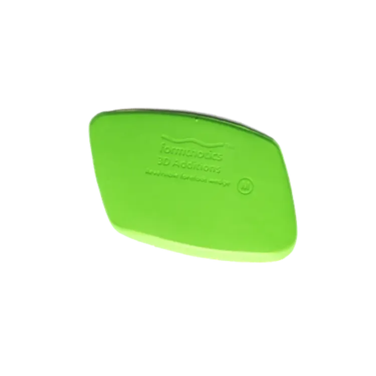 3D reversible self-adhesive forefoot wedge for Formthotics orthoses