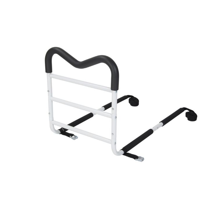 M-Rail home bed assist handle with safety strap and accessory pouch