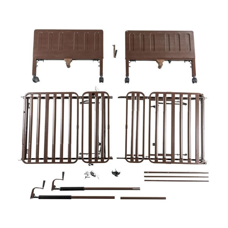 Delta Pro homecare bed system with universal configurable frame