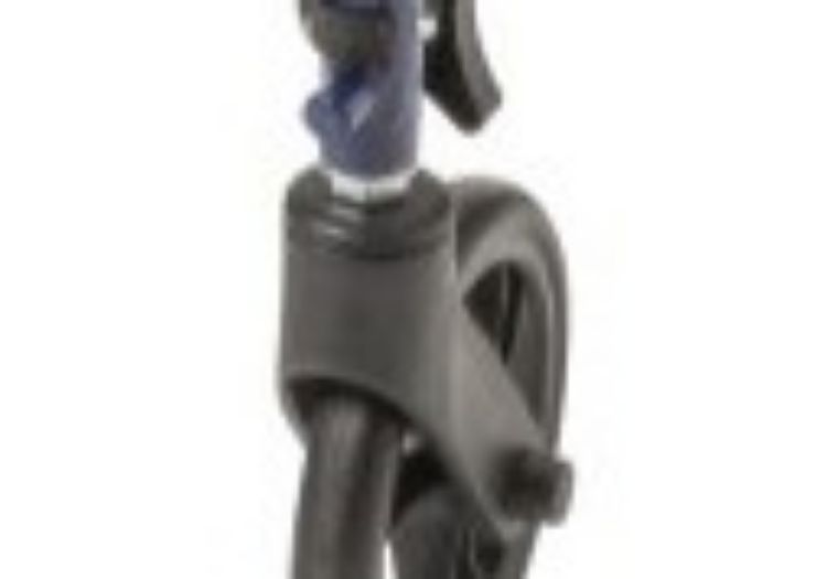 Front Fork Assembly for Adjustable Height Rollator, 6" Casters I Blue I Left