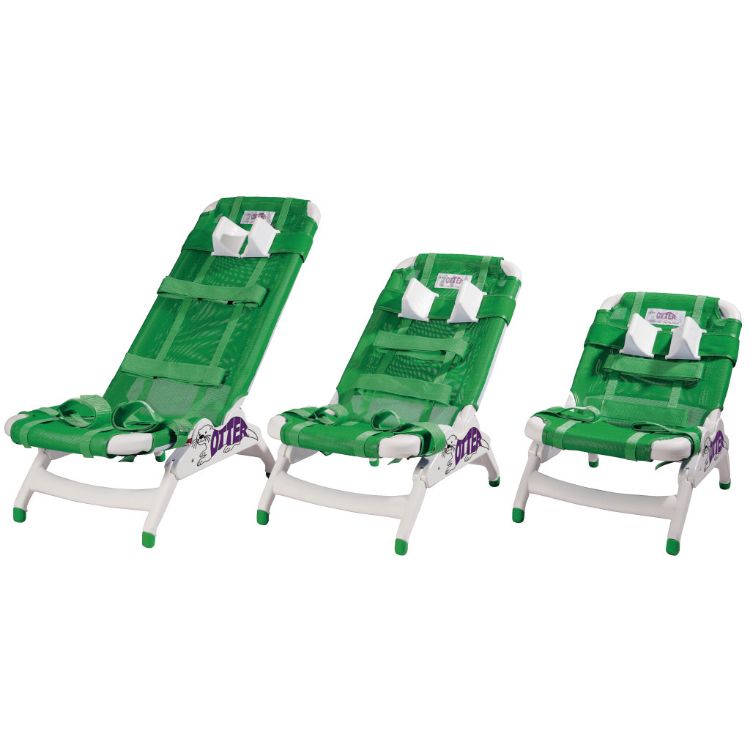 Otter bathing system adjustable shower chair with supportive fabric