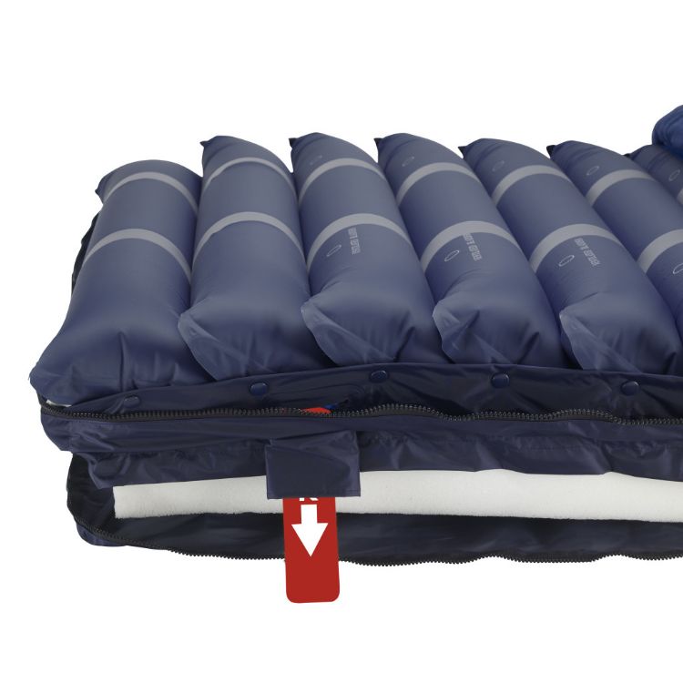 Med-Aire Assure alternating pressure low air loss mattress with foam base