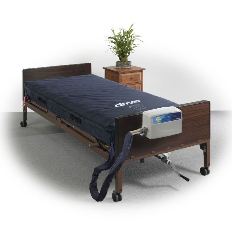 Med-Aire Assure alternating pressure low air loss mattress with foam base