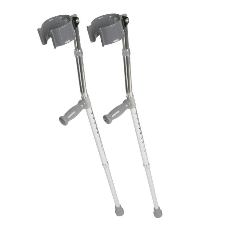 Aluminum Forearm Crutches for Youth – Adjustable for 4'2" to 5'2" Height