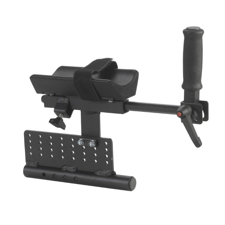 Forearm platforms for Nimbo walker with adjustable handgrips and straps