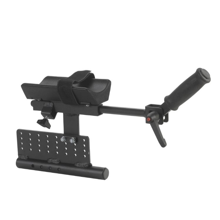 Forearm platforms for Nimbo walker with adjustable handgrips and straps