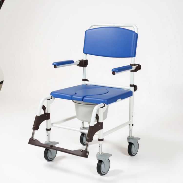 Drive medical Aluminum Rehab Shower Commode Wheel Chair