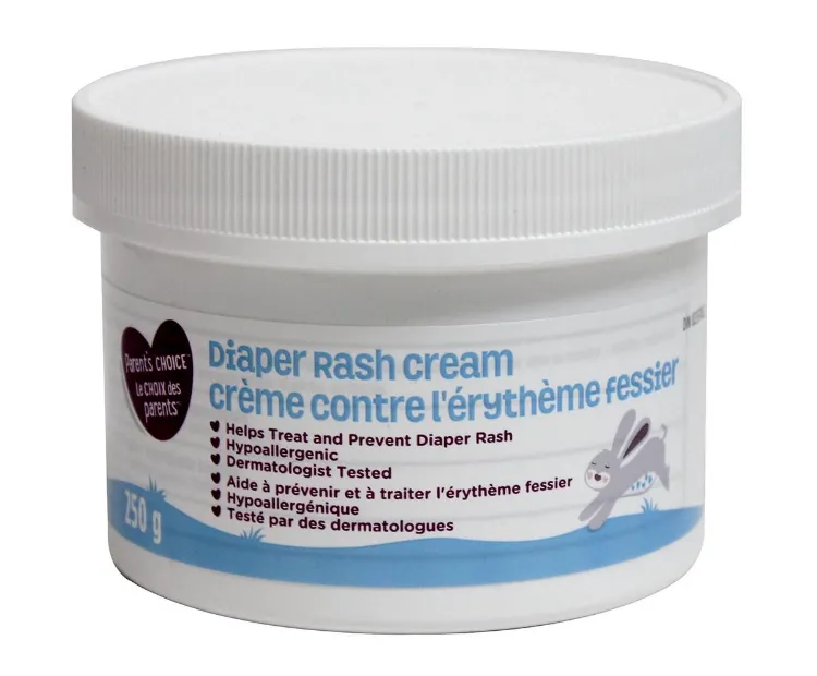 Parent’s Choice Diaper Rash Cream 250 g for treating and preventing diaper rash