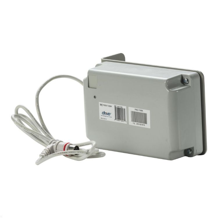 Timotion battery backup unit designed for Prime Care Bed P903 to provide standby power during electrical outages.