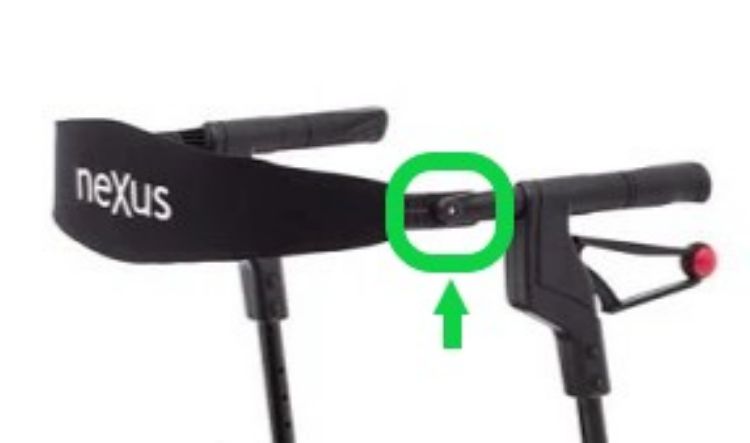 Backrest clamp screw for NeXus One Rollator H48080 replacement part
